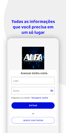 Android application Internet Alfa screenshort
