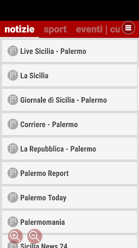 Android application Palermo In Diretta - Notizie screenshort