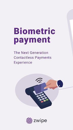 Android application Zwipe Card Enroll screenshort