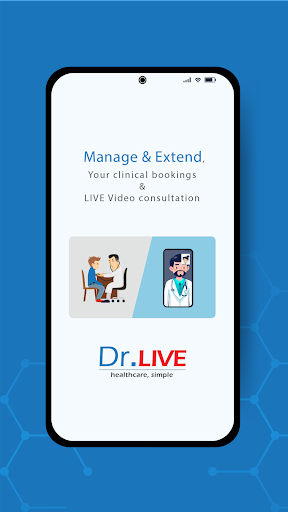 Android application Dr Live for Doctors screenshort