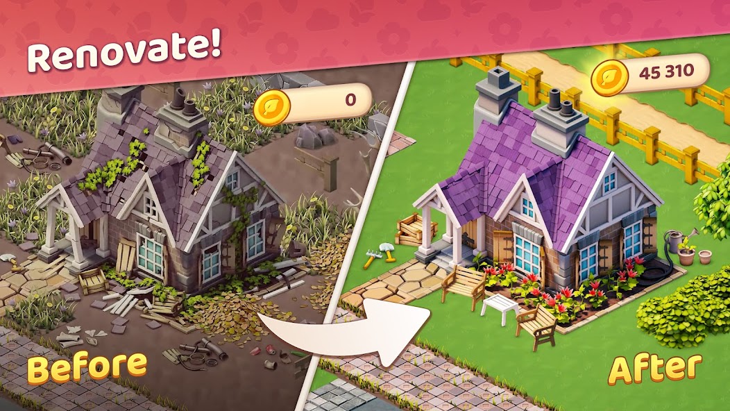 City Escape Garden Blast Story 1.4.1 APK + Mod (Unlimited money / Free purchase) for Android