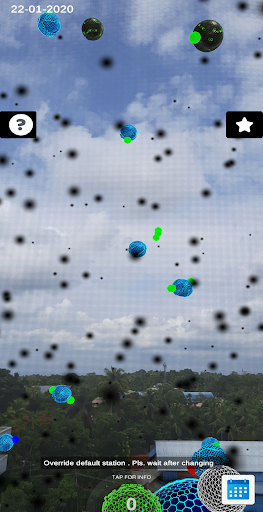 Android application AiR - Pollution Visualizer screenshort