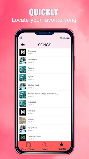 Monsta X Lyrics Screen 3