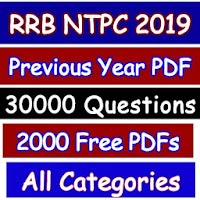 RRB NTPC 2019 Question Bank and PDFs-GKPK Affairs
