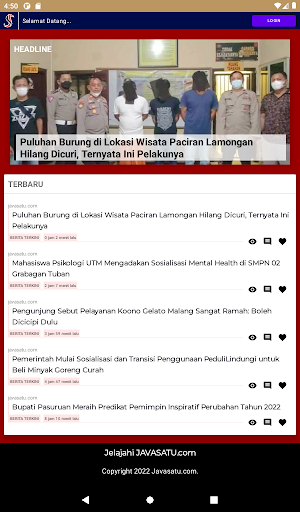 Android application Politik Asik 2024 screenshort