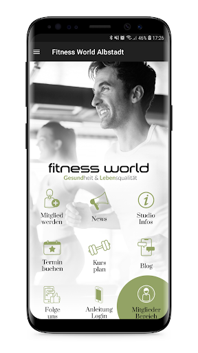 Android application Fitness World Albstadt screenshort