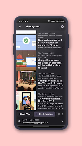 OfflineFeed - RSS Reader Screen 2