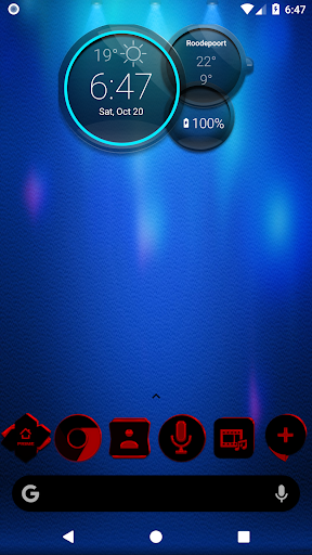 Android application Black and Red Icon Pack screenshort