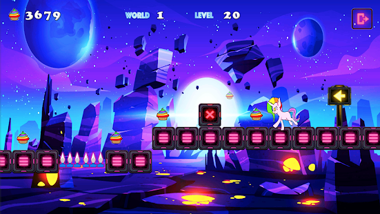 Unicorn Dash Attack 2: Neon Lights Unicorn Games mlp games 2.8.108 APK screenshots 9