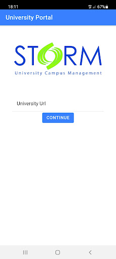 Android application Storm University Portal screenshort