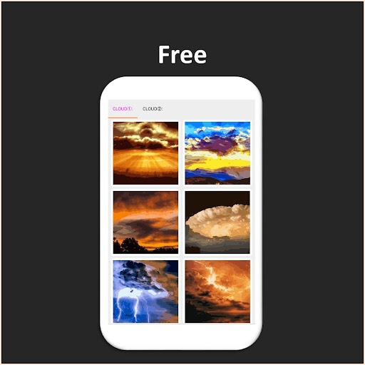 Color by Number - cloud Screen 2