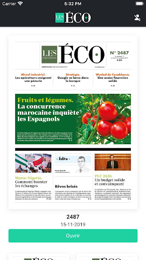 Android application Les ÉCO + screenshort