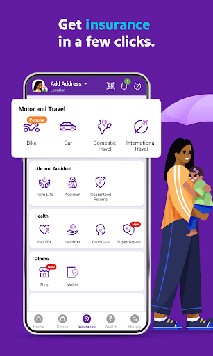 PhonePe UPI, Payment, Recharge screenshot
