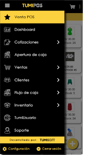 TumiPOS - Punto de Venta Screen 2
