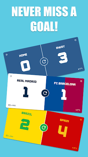 Android application Foosball Scoreboard screenshort