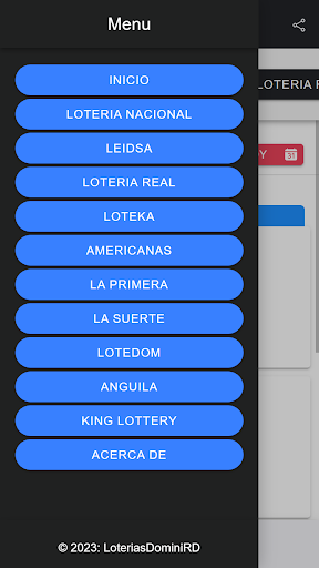 Android application LoteriasDominiRD screenshort
