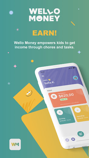 Android application Wello Money screenshort