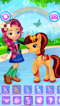 Pony & Girl Dress Up - Screenshot 3