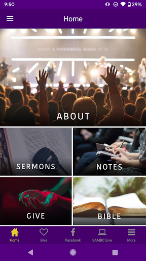 The Drew Church App Screen 2