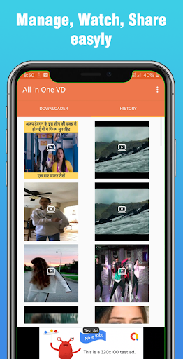 All In One Video Downloader Screen 2
