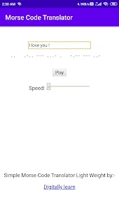 Morse Code Translator