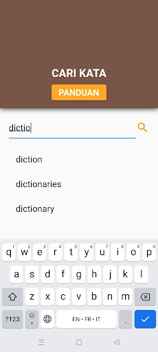 Android application Kamus Pelafalan Bahasa Inggris screenshort
