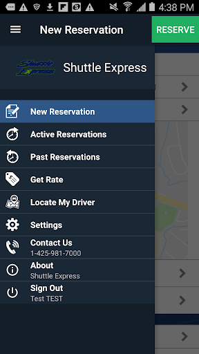 Shuttle Express Screen 2