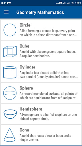 Geometry Mathematics Screen 2