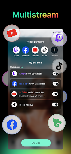 Screenshot of Streamlabs: Live Streaming