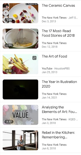 Art of food Screen 2