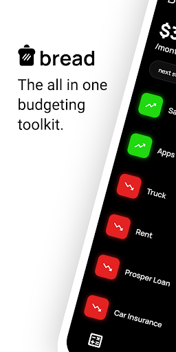 Android application Bread: Budgeting Toolkit screenshort