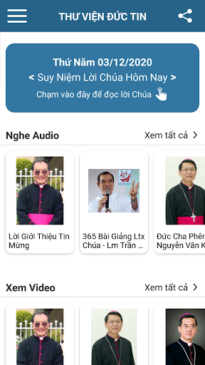 Android application Thư Viện Đức Tin screenshort