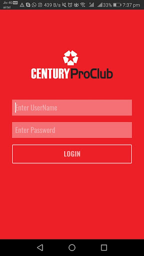 Android application SE App CenturyProClub screenshort
