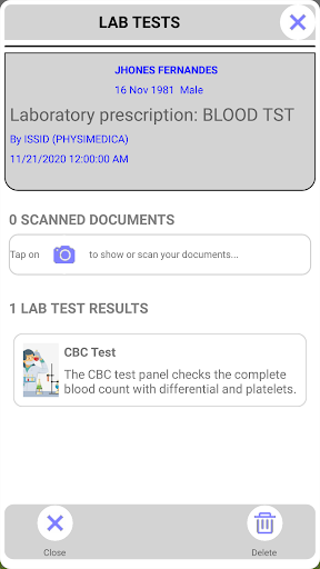 My LabTests screenshot 2
