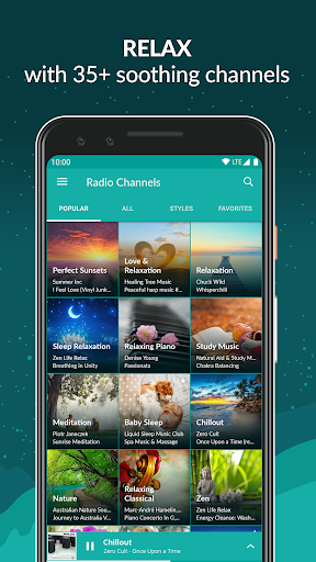 Zen Radio: Calm Relaxing Music Screenshot 1 - AppWisp.com