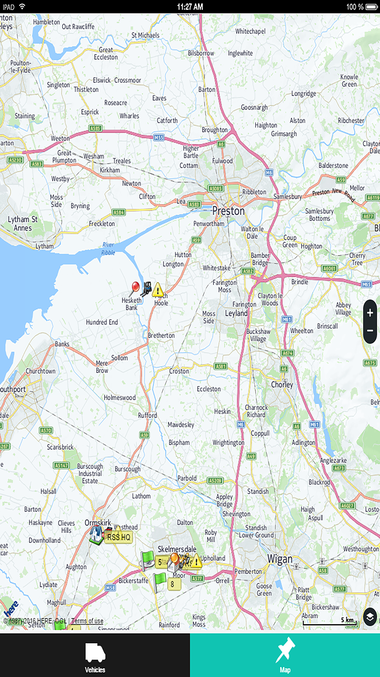 Android application Revelation Vehicle Tracking screenshort