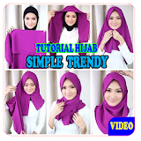 Video Tutorial Hijab Simple Trendy icon