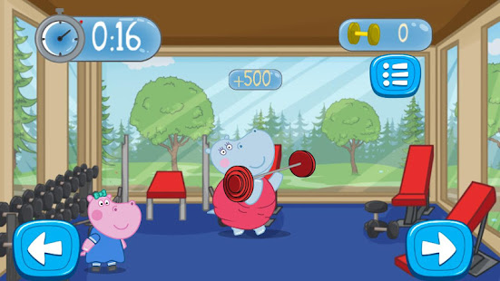 Fitness Games: Hippo Trainer screenshots 12