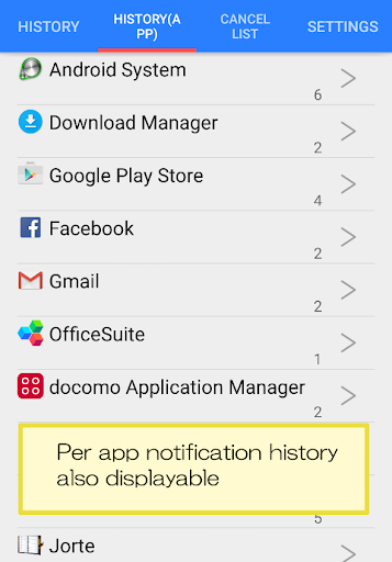 Notification Canceller Screen 2