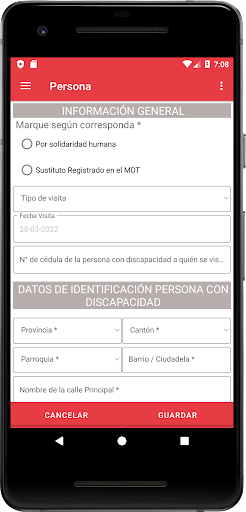 Cuidado Sustitutos Screen 2