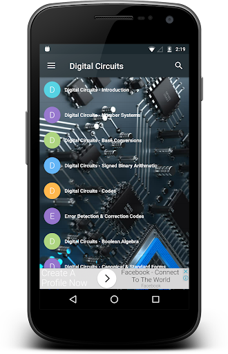 Android application Digital Circuits screenshort