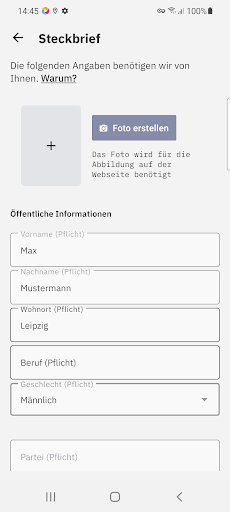App screenshot