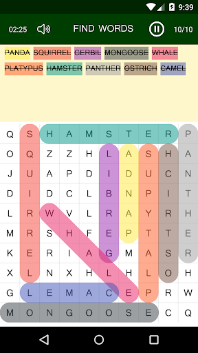 Word Search - English Word Sea Screen 2