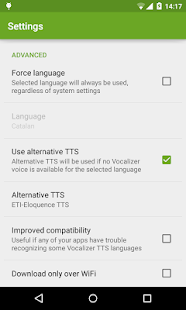 Vocalizer TTS Voice (English) Captura de pantalla