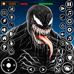 תמונת סמל Black Spider Super hero Games