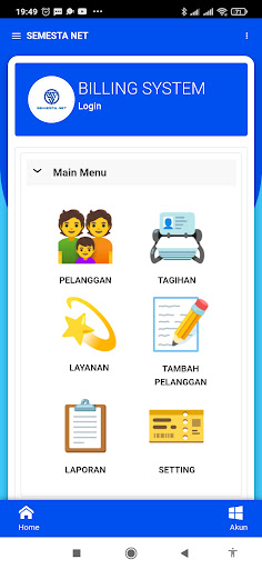 Android application SEMESTA NET screenshort