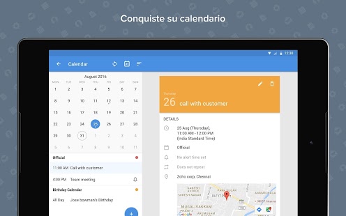 Zoho Mail - Email and Calendar Screenshot