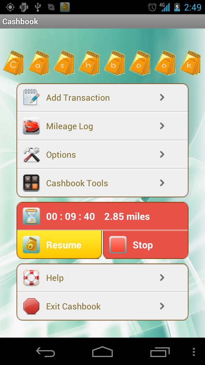 Android application Cashbook - Expense Tracker screenshort