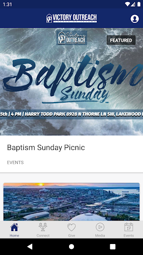 Android application Victory Outreach Tacoma screenshort
