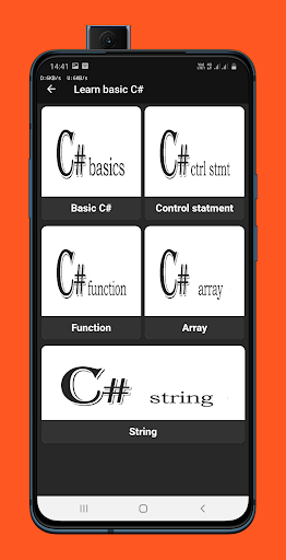 Learn C# PRO Screen 3